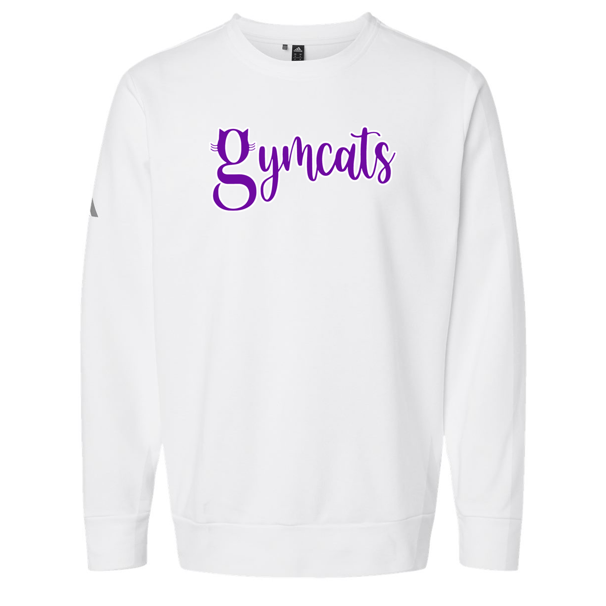 Gymcats Gymnastics Adidas Fleece Crewneck Sweatshirt