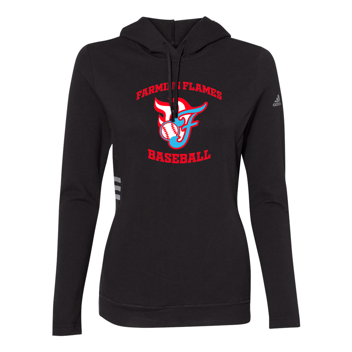 Farming Flames Baseball Club Adidas Women's Lightweight Sweatshirt