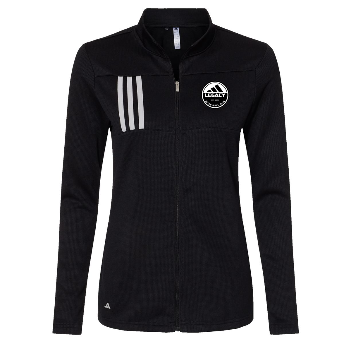 Legacy Volleyball Club Women's 3-Stripes Double Knit Full-Zip