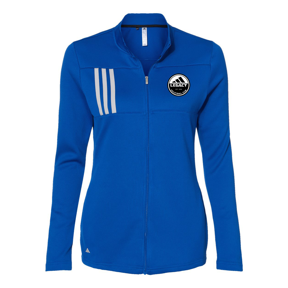 Legacy Volleyball Club Women's 3-Stripes Double Knit Full-Zip