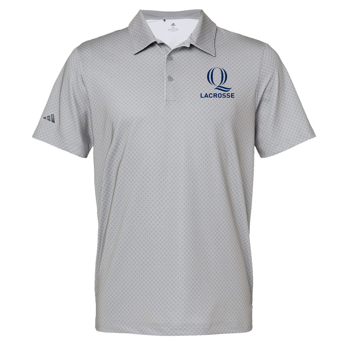 Quinnipiac Men's Lacrosse Adidas Diamond Dot Print Polo