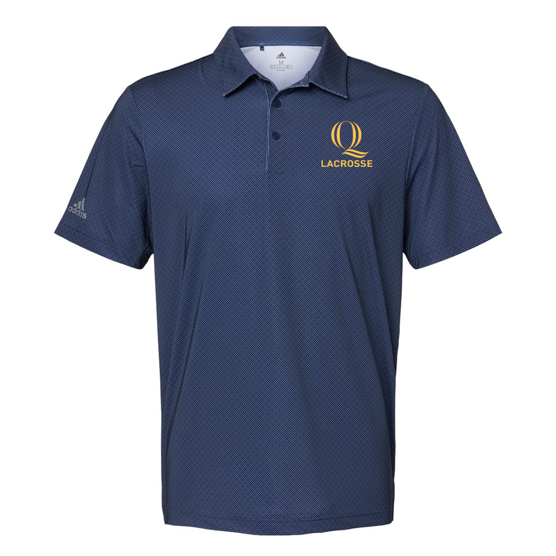 Quinnipiac Men's Lacrosse Adidas Diamond Dot Print Polo