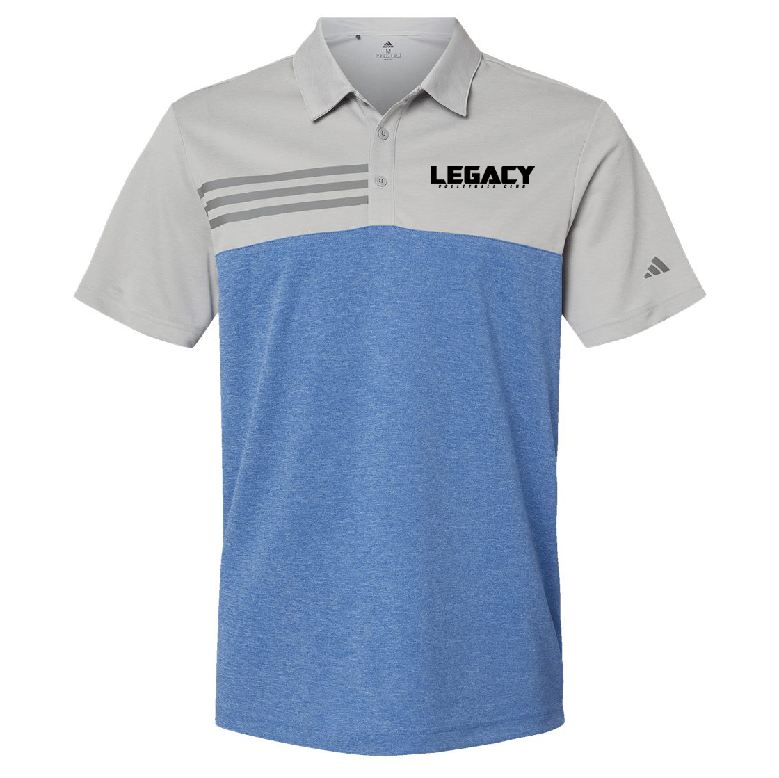 Legacy Volleyball Club Adidas Healthered Coloblock Polo