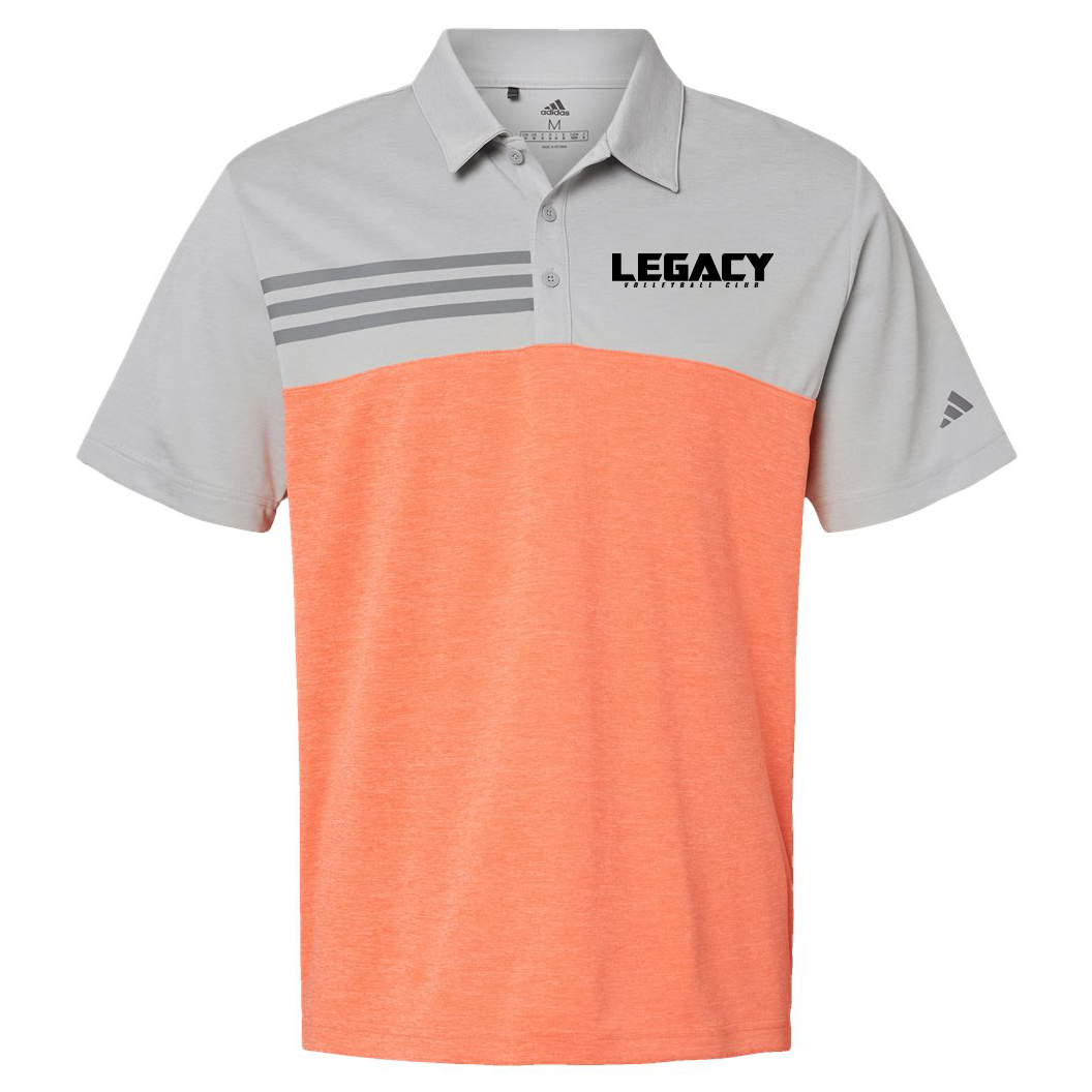 Legacy Volleyball Club Adidas Healthered Coloblock Polo