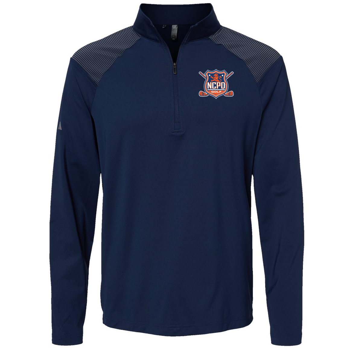 NCPD Golf Shoulder Stripe Quarter-Zip Pullover