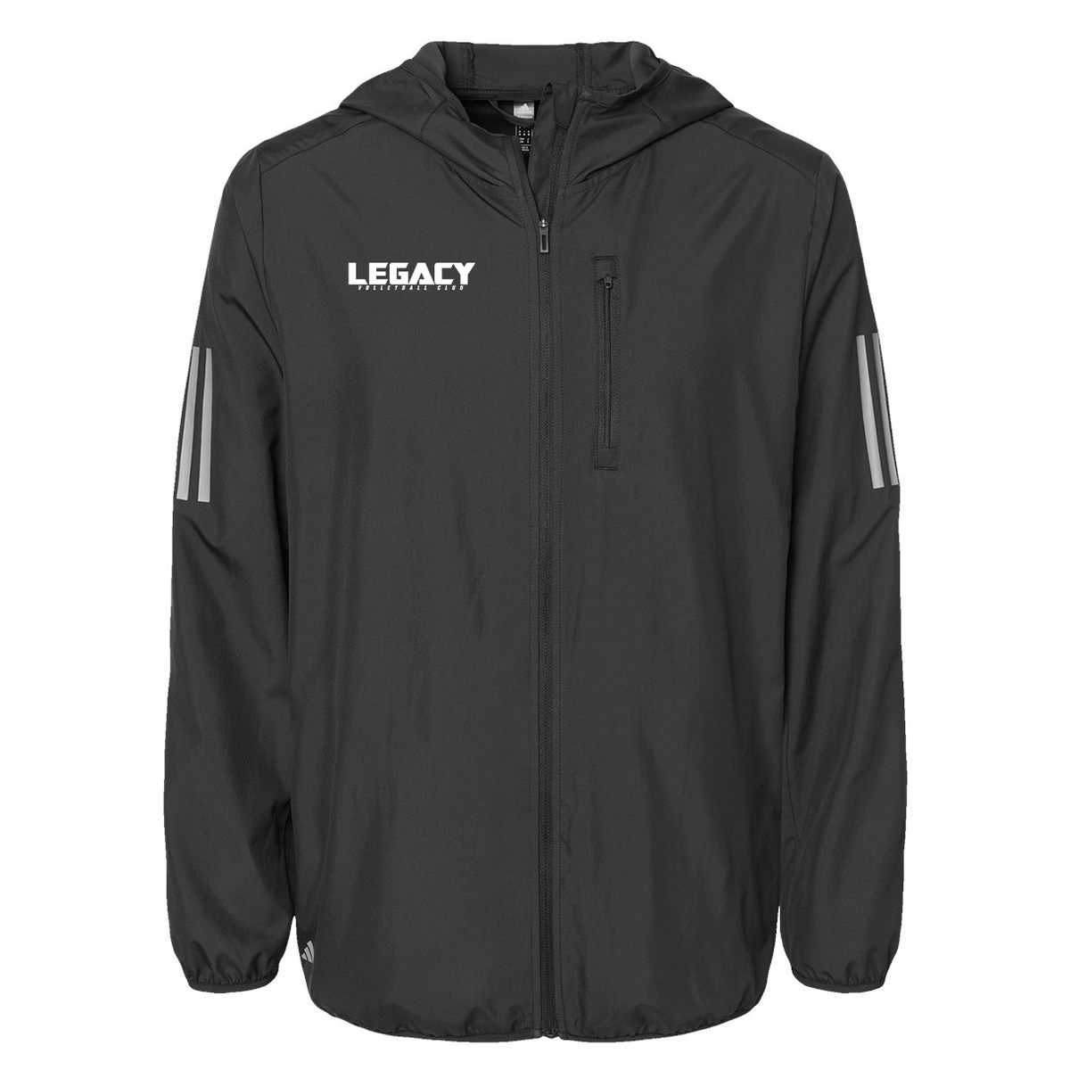 Legacy Volleyball Club Adidas Hooded Full-Zip Windbreaker