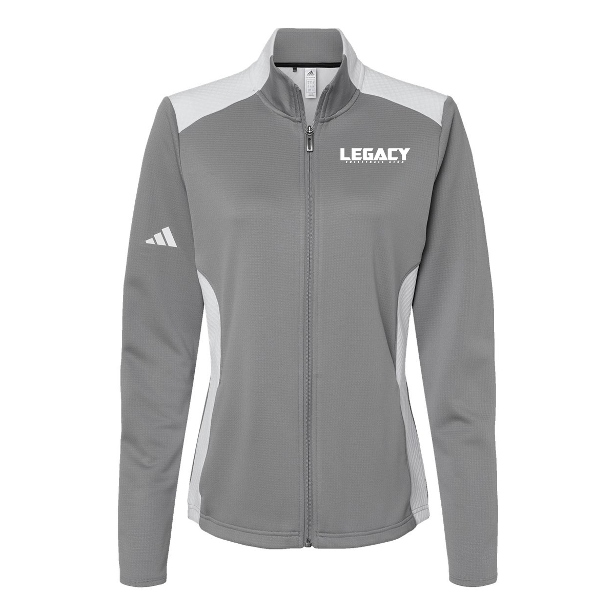 Legacy Volleyball Club Adidas Women's Textured Mixed Media Full-Zip Jacket