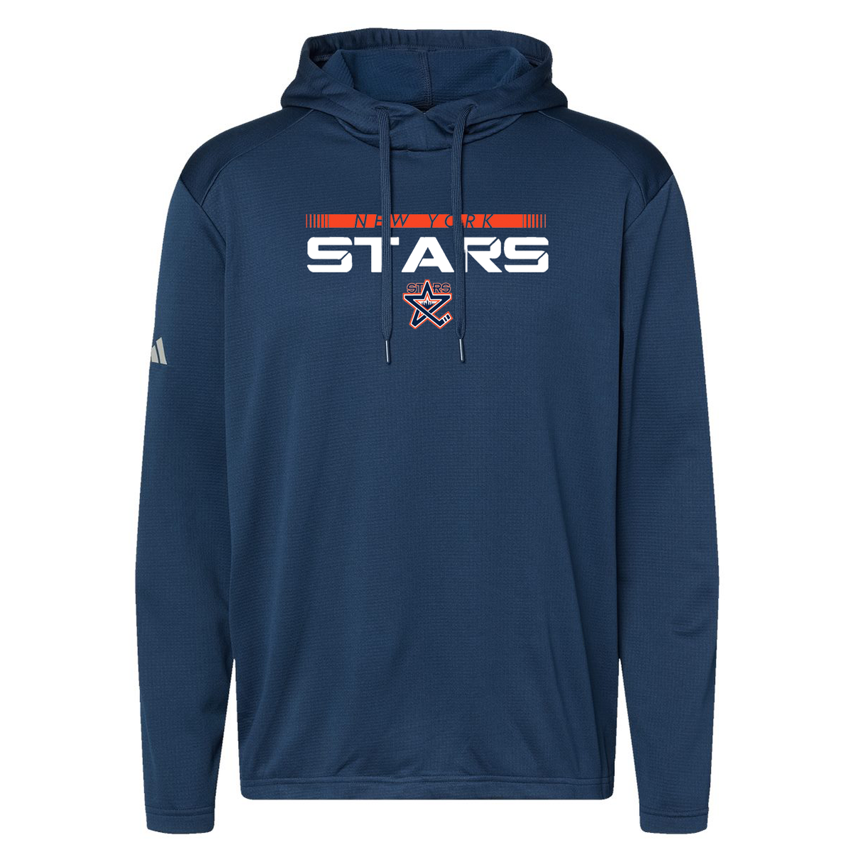 New York Stars Hockey Adidas Textured Hooded Sweatshirt