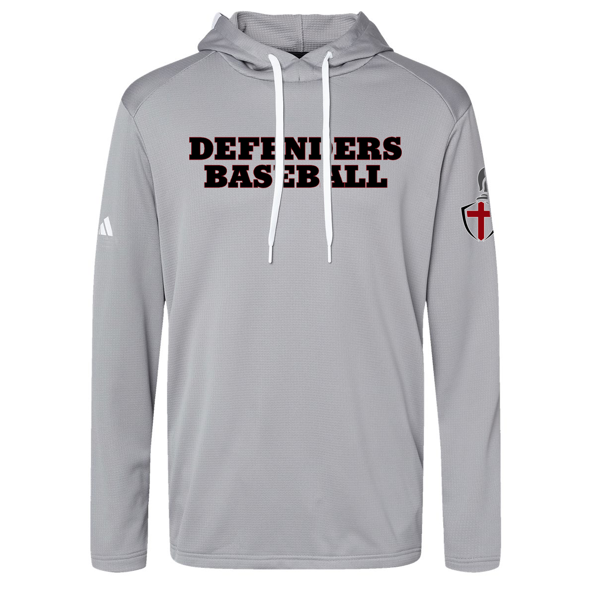 Defenders Baseball Adidas Textured Hooded Sweatshirt