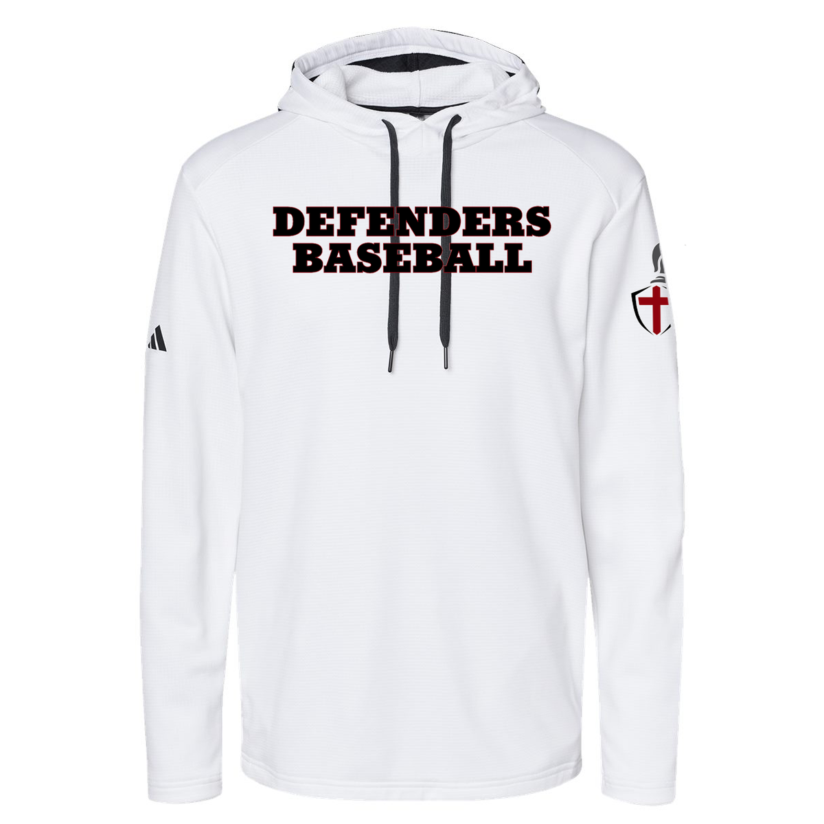 Defenders Baseball Adidas Textured Hooded Sweatshirt