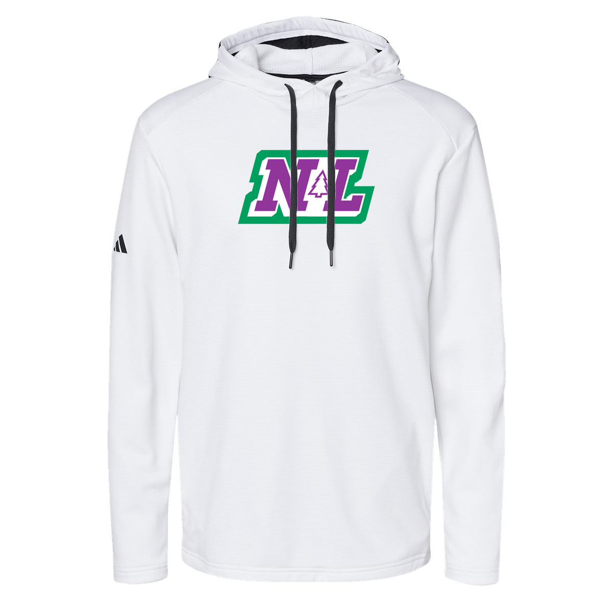 Northern Lights Box Lacrosse Adidas Textured Hooded Sweatshirt