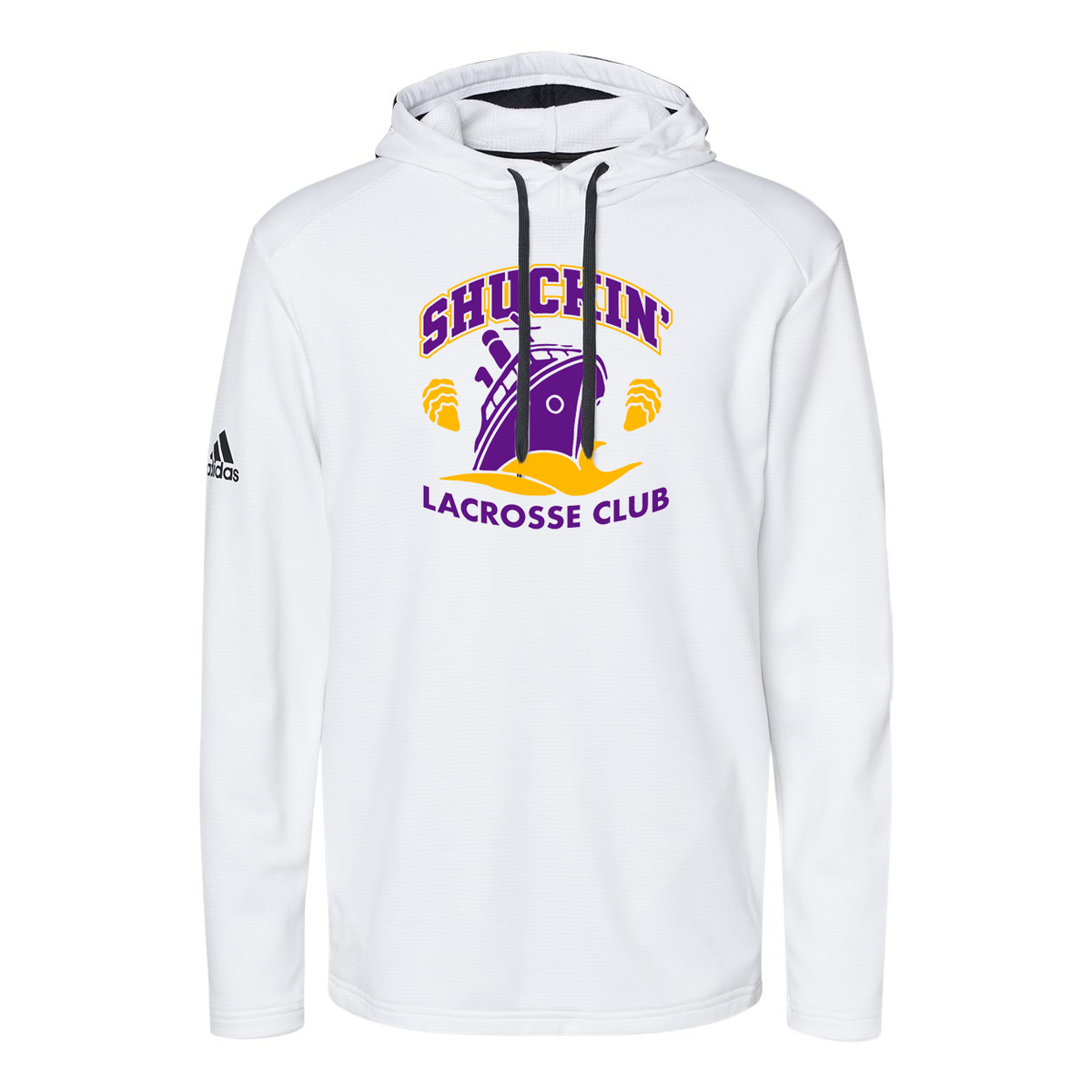 Sample Adidas Textured Hooded Sweatshirt