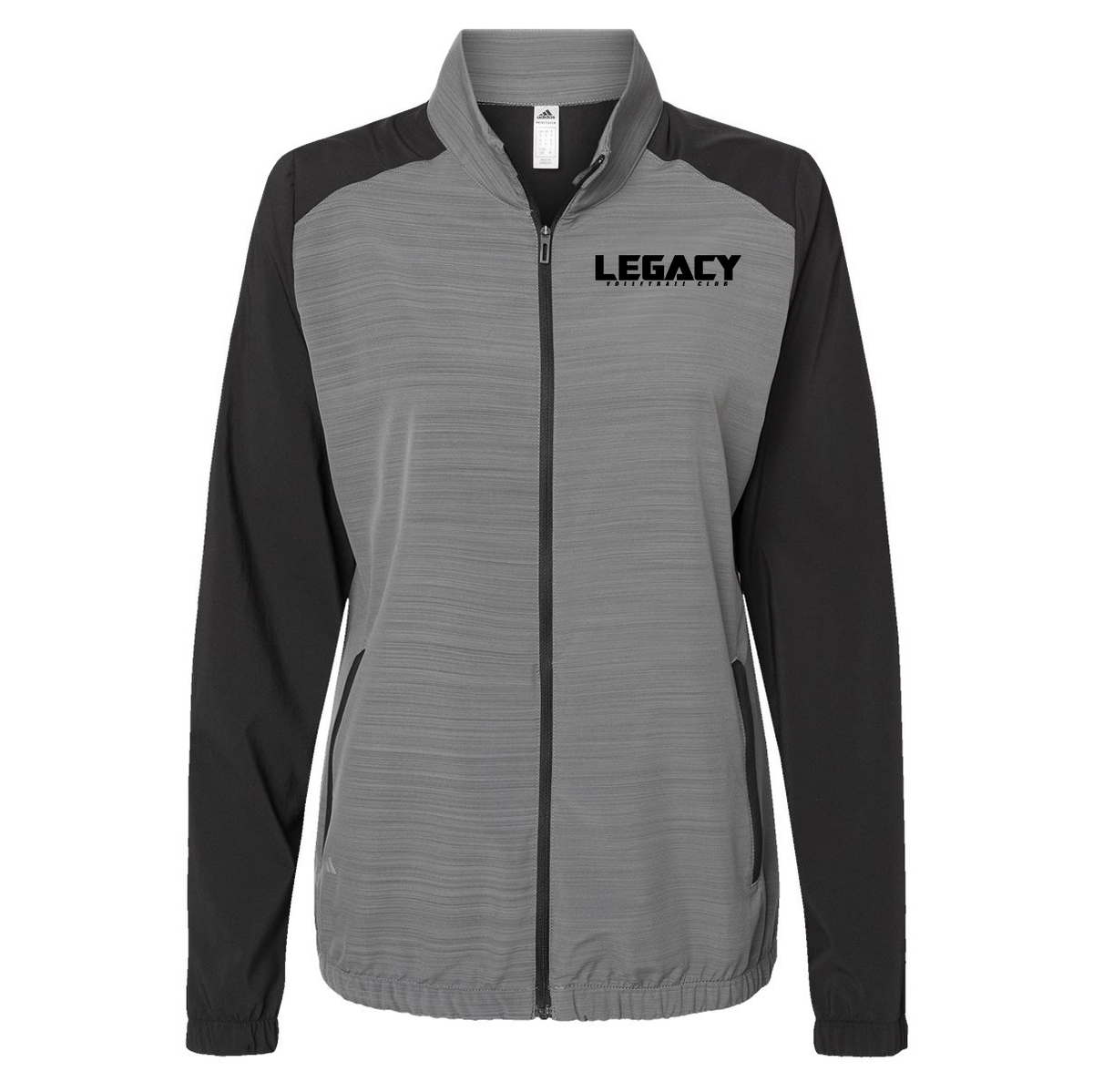 Legacy Volleyball Club Adidas Women's Heather Block Full-Zip Wind Jacket