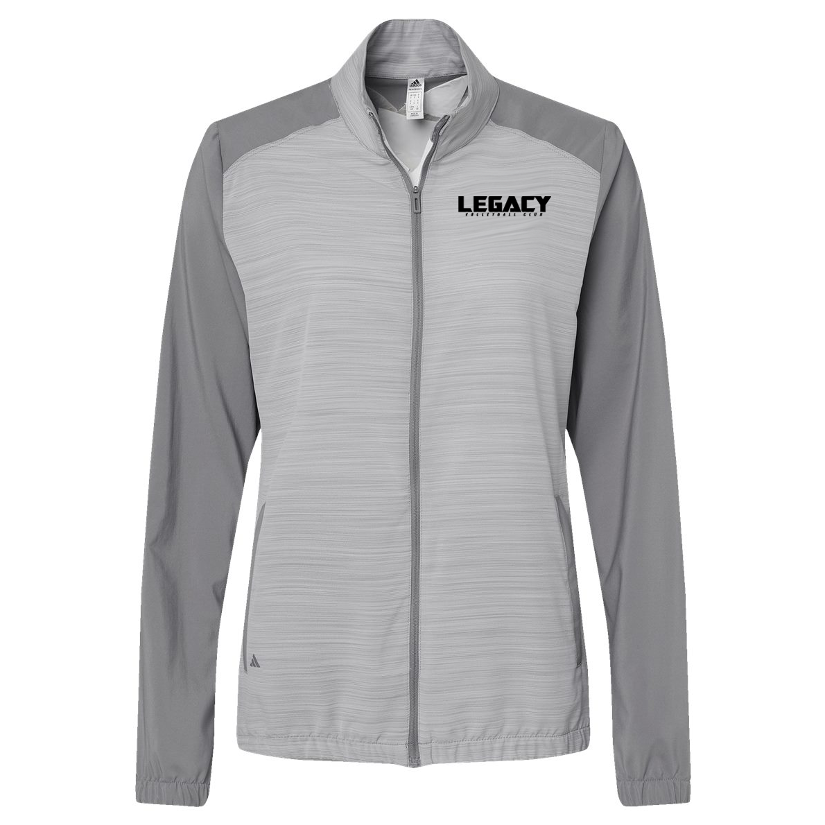 Legacy Volleyball Club Adidas Women's Heather Block Full-Zip Wind Jacket