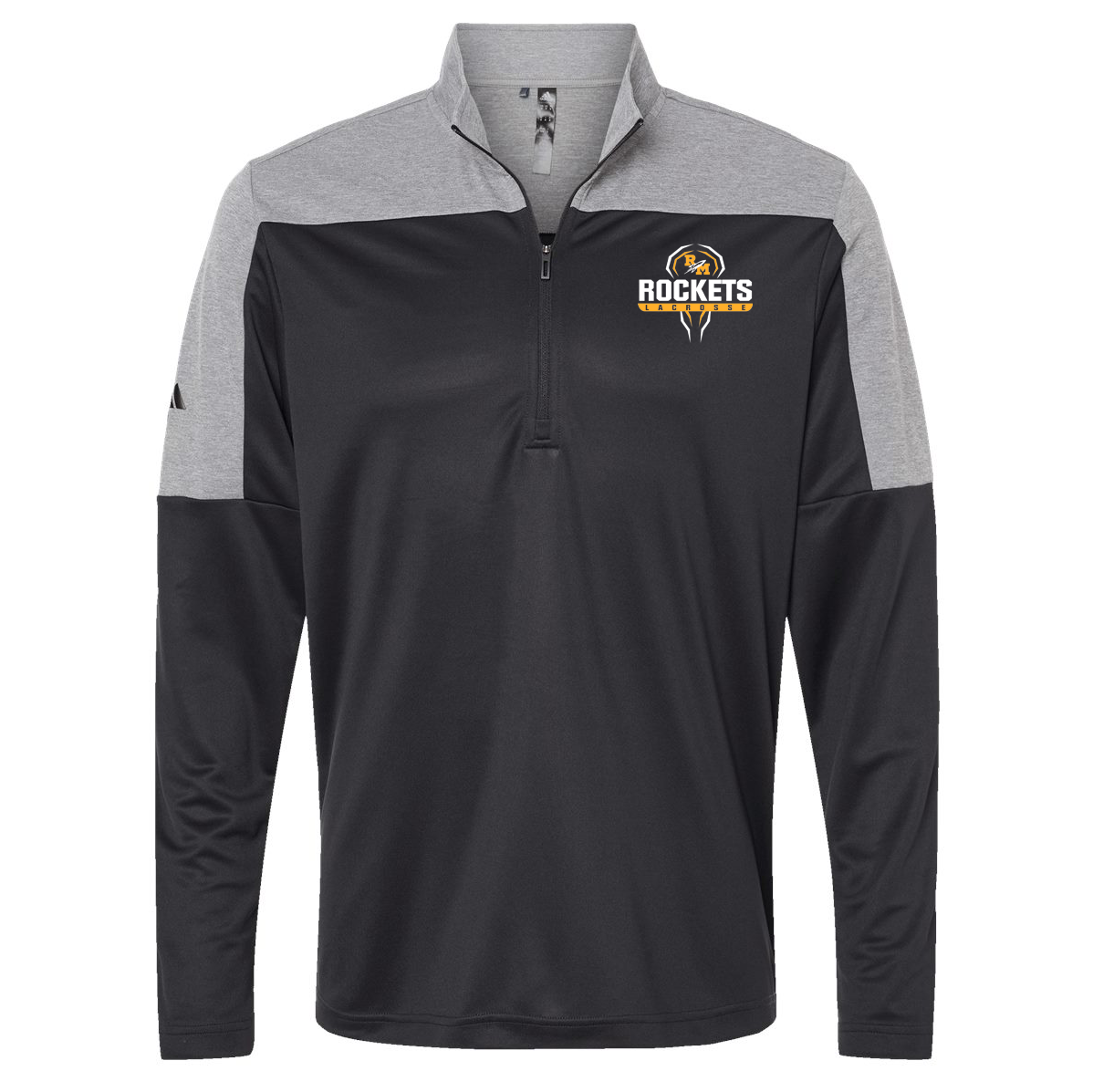 Richard Montgomery Rockets Lacrosse Adidas Colorblock Lightweight Quarter-Zip