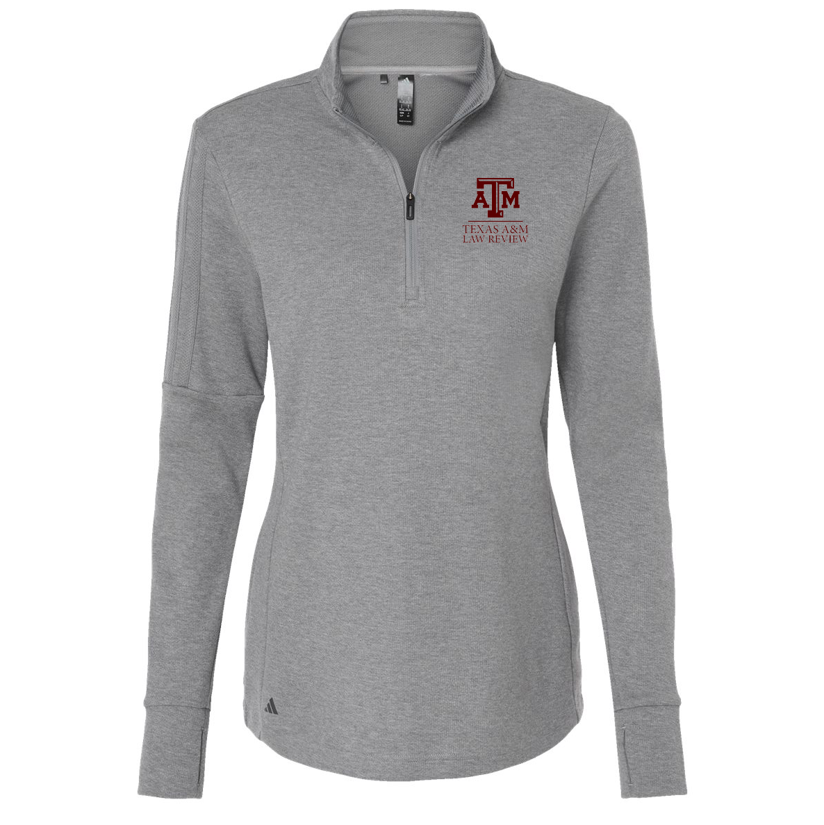 Texas A&M Law Review Adidas Women's 1/4 Zip Sweater