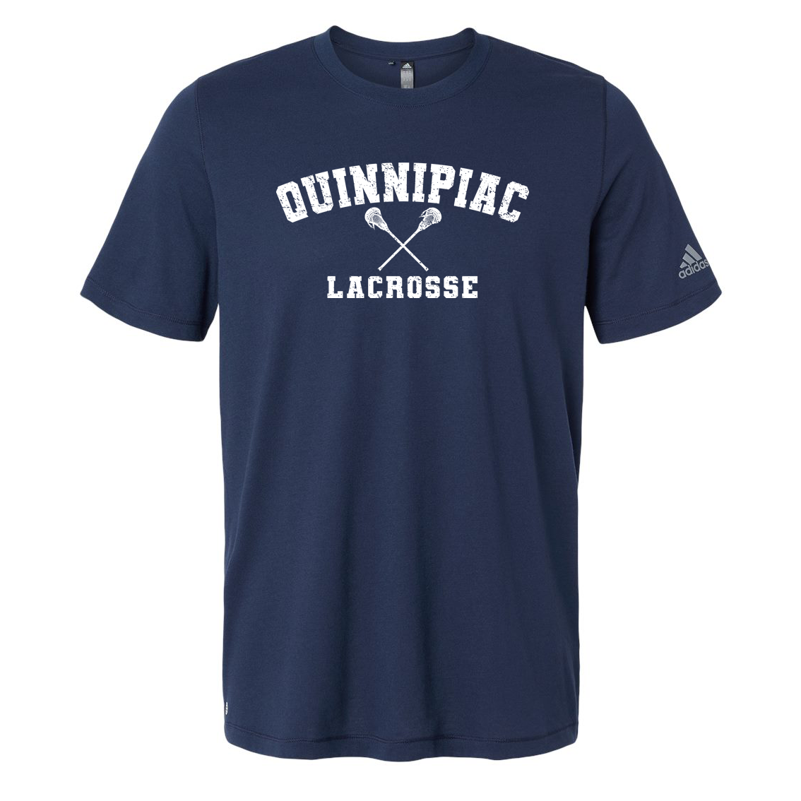 Quinnipiac Men's Lacrosse Adidas Blended T-Shirt