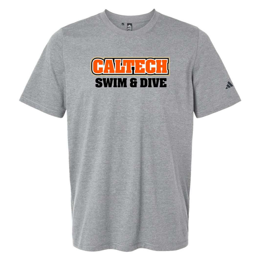 Caltech Swim & Dive Adidas Blended T-Shirt