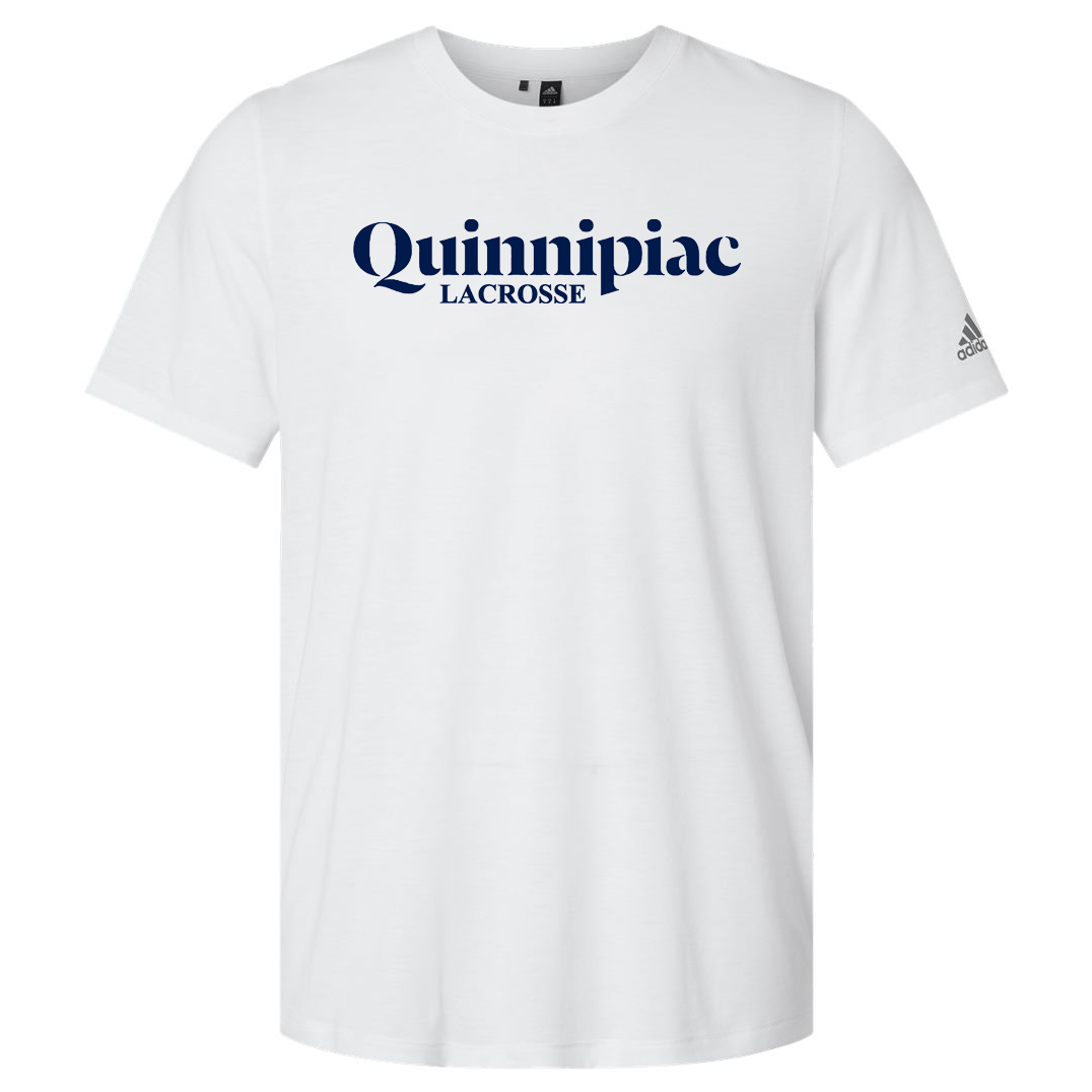 Quinnipiac Men's Lacrosse Adidas Blended T-Shirt