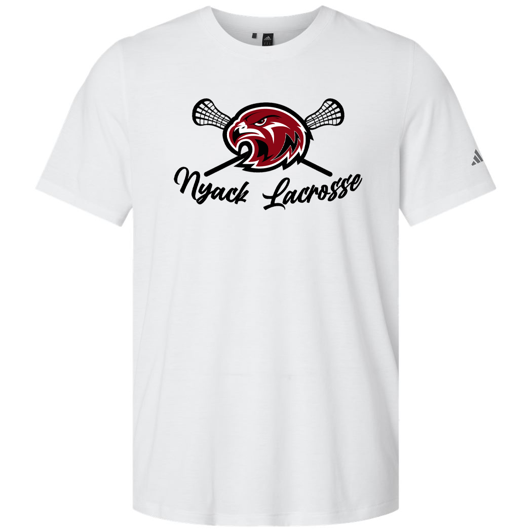 Nyack HS Lacrosse Adidas Blended T-Shirt