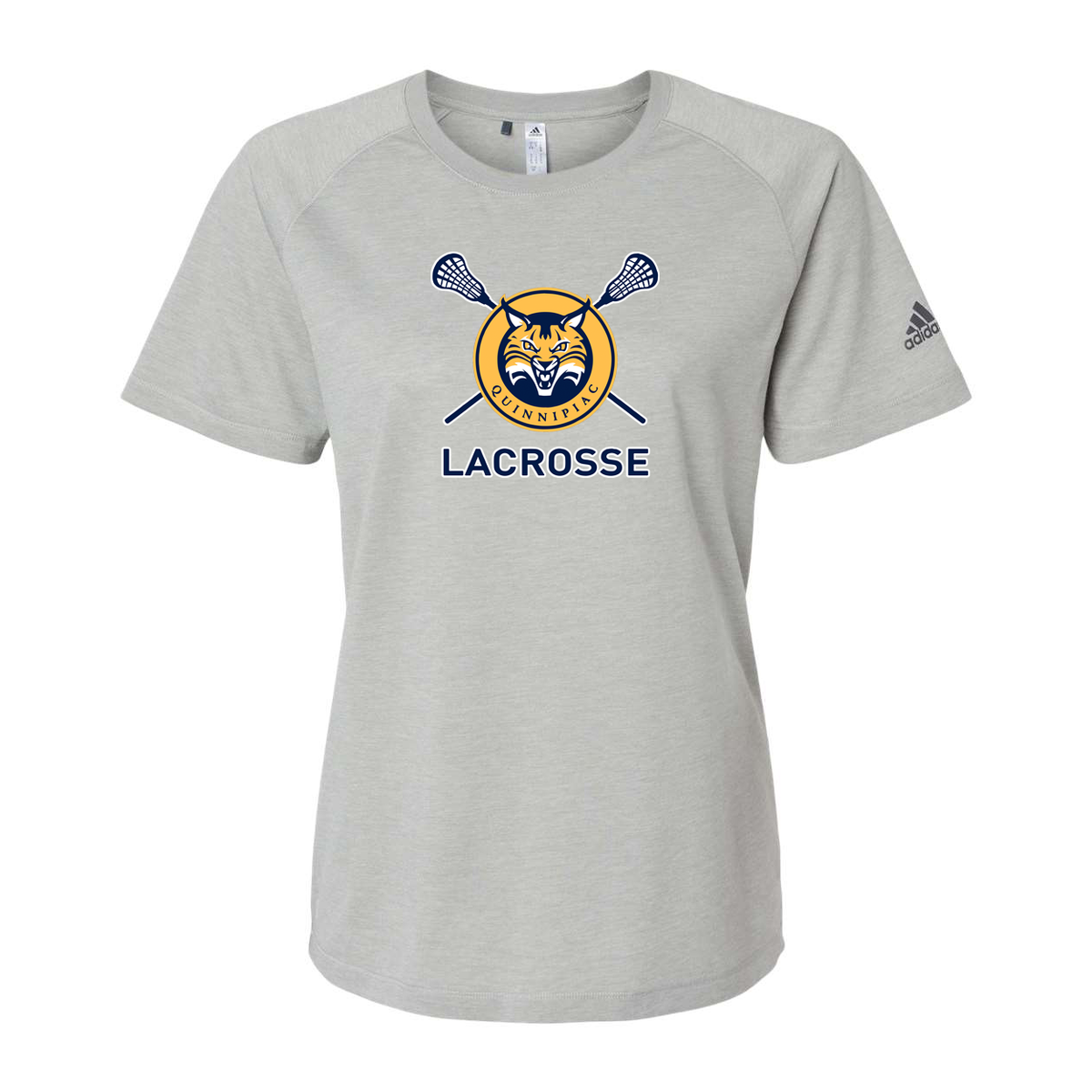 Quinnipiac Men's Lacrosse Adidas Ladies Blended T-Shirt