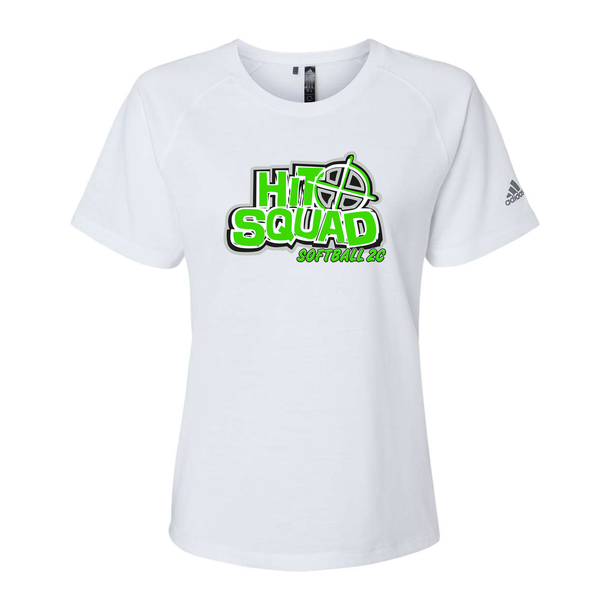 Hit Squad Softball Adidas Ladies Blended T-Shirt