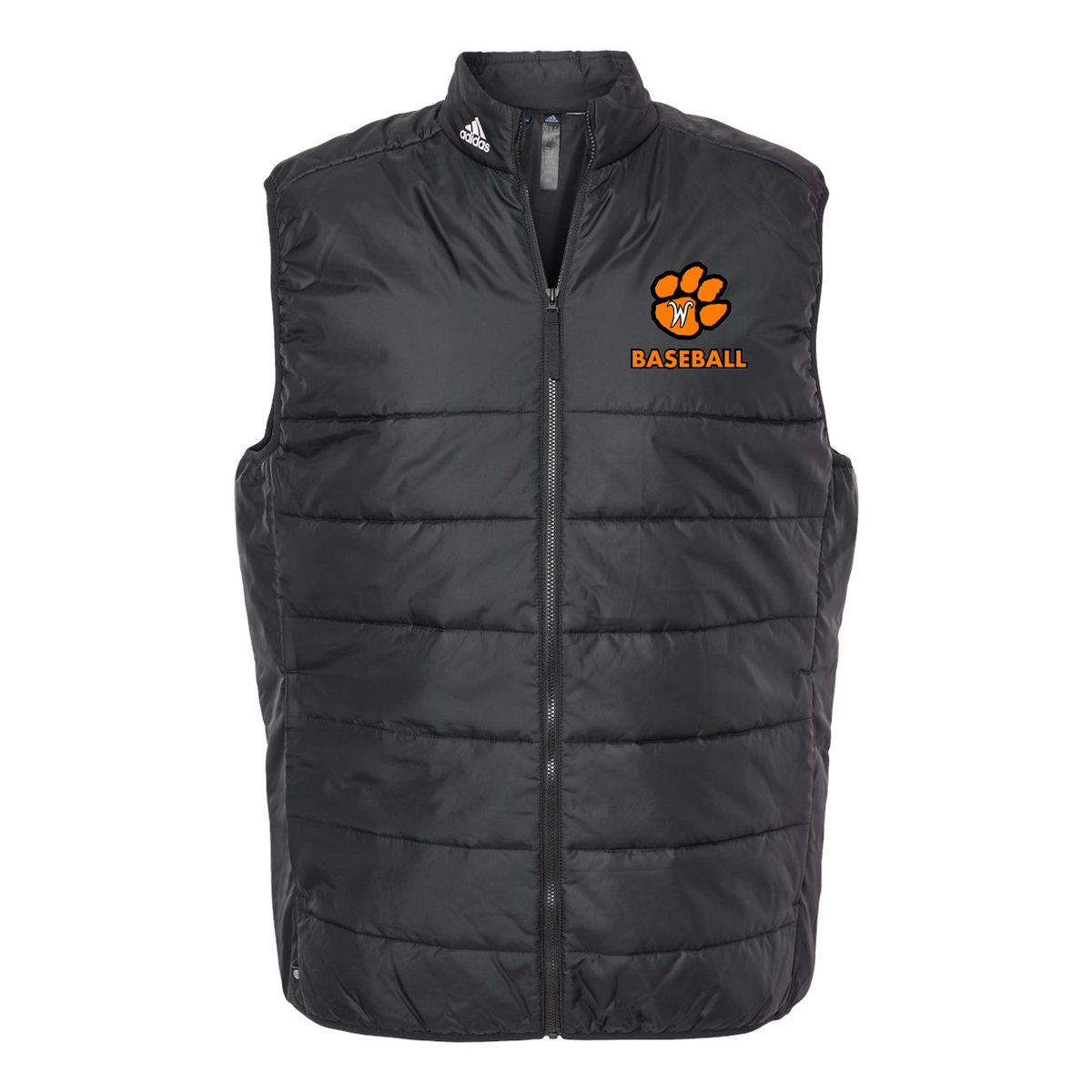 Wasco Union HS Baseball Adidas Men's Puffer Vest