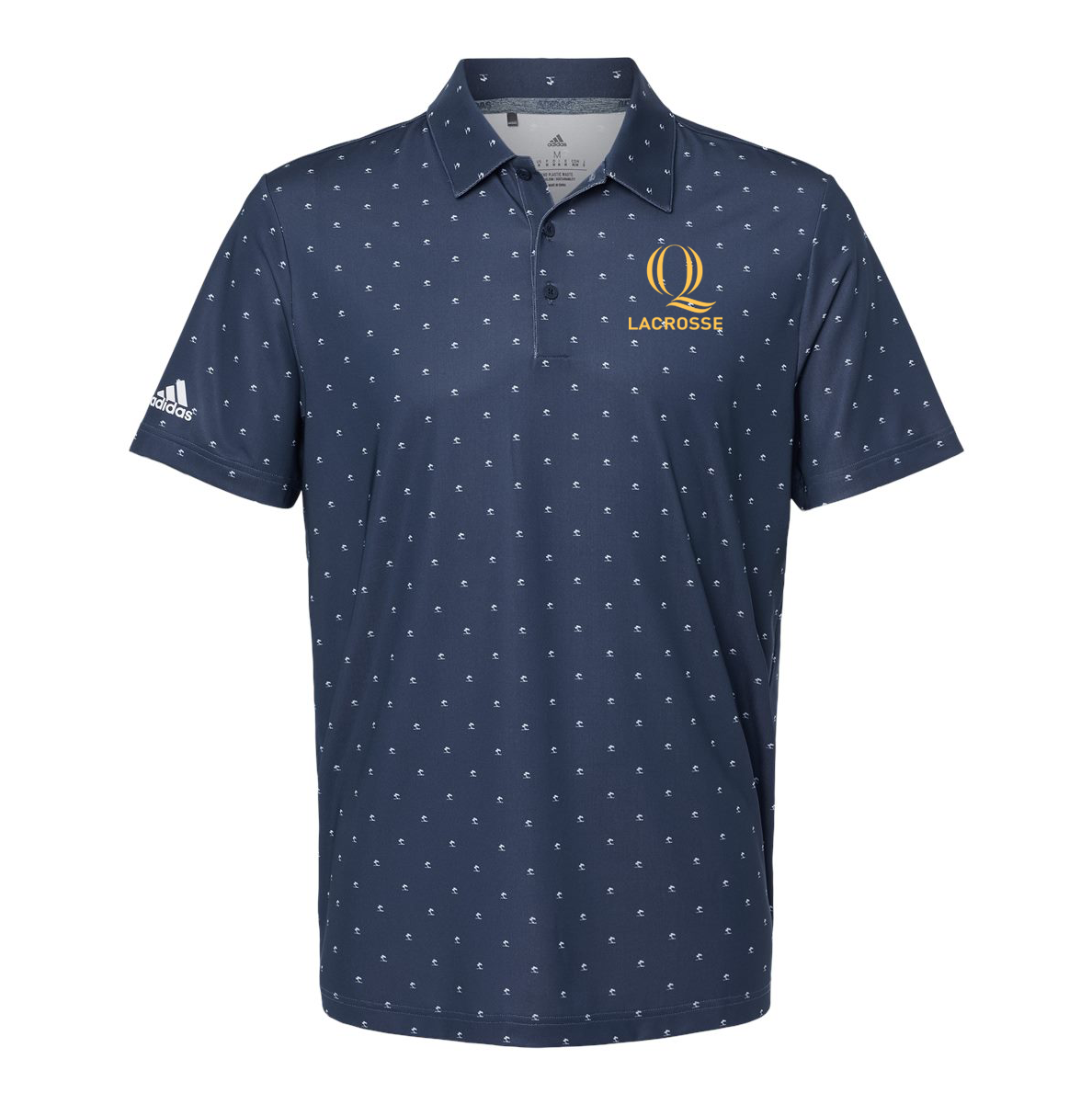 Quinnipiac Men's Lacrosse Adidas Pine Tree Polo