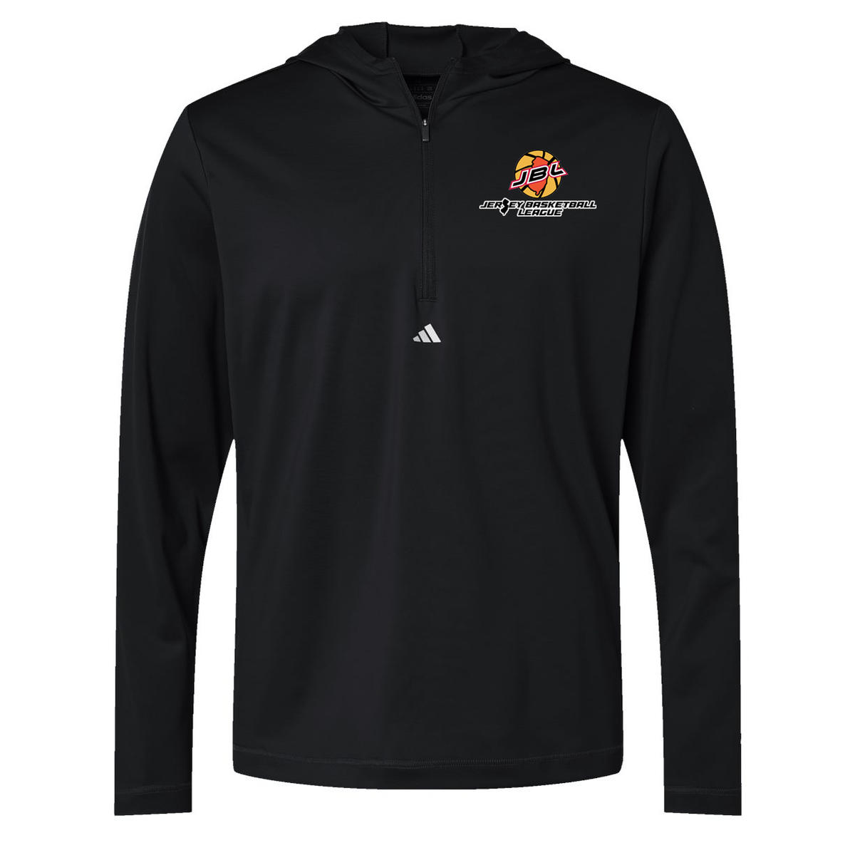 Jersey Basketball League Adidas Lightweight Performance Quarter-Zip Hooded Pullover