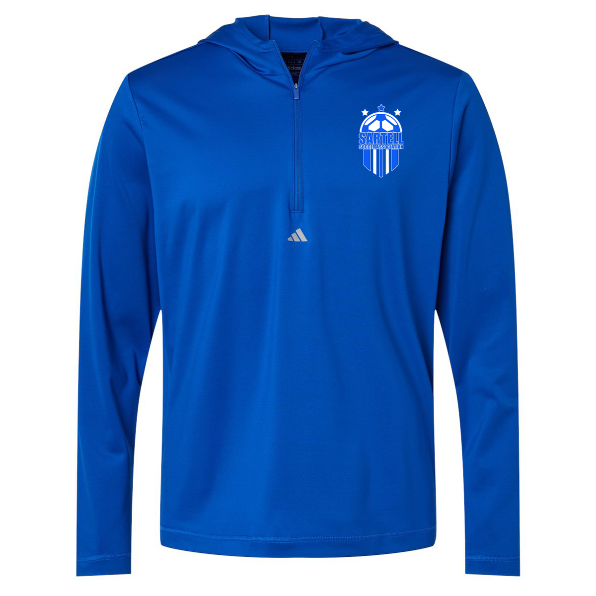 Sartell Soccer Adidas Lightweight Performance Quarter-Zip Hooded Pullover