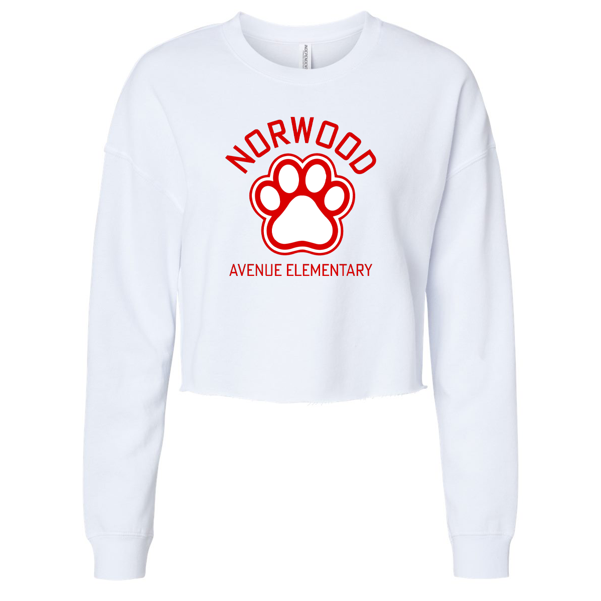 Norwood Ave. Elementary School Women's Lightweight Cropped Crew Pullover