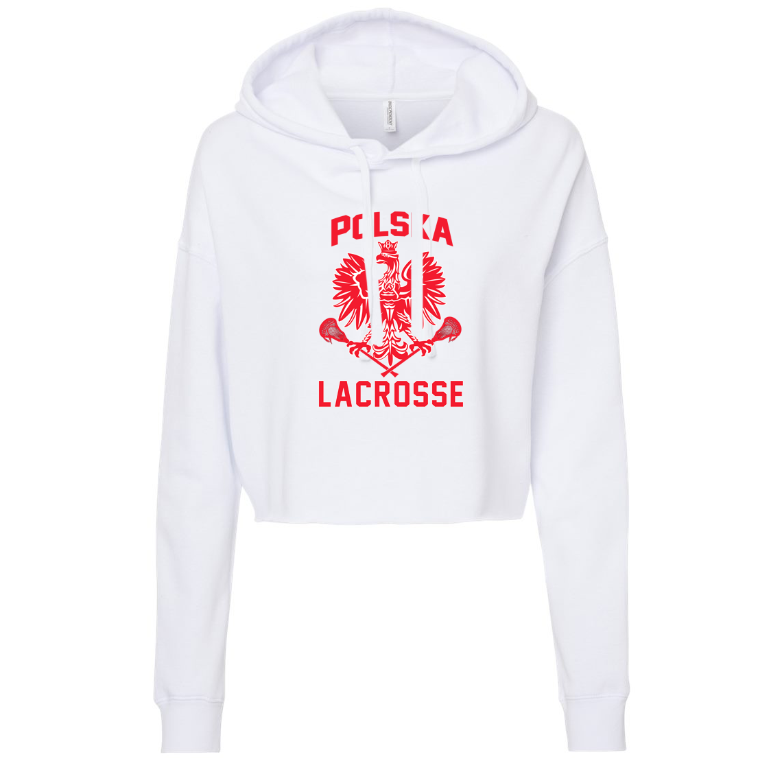 Polska Lacrosse Women’s Lightweight Cropped Hooded Sweatshirt