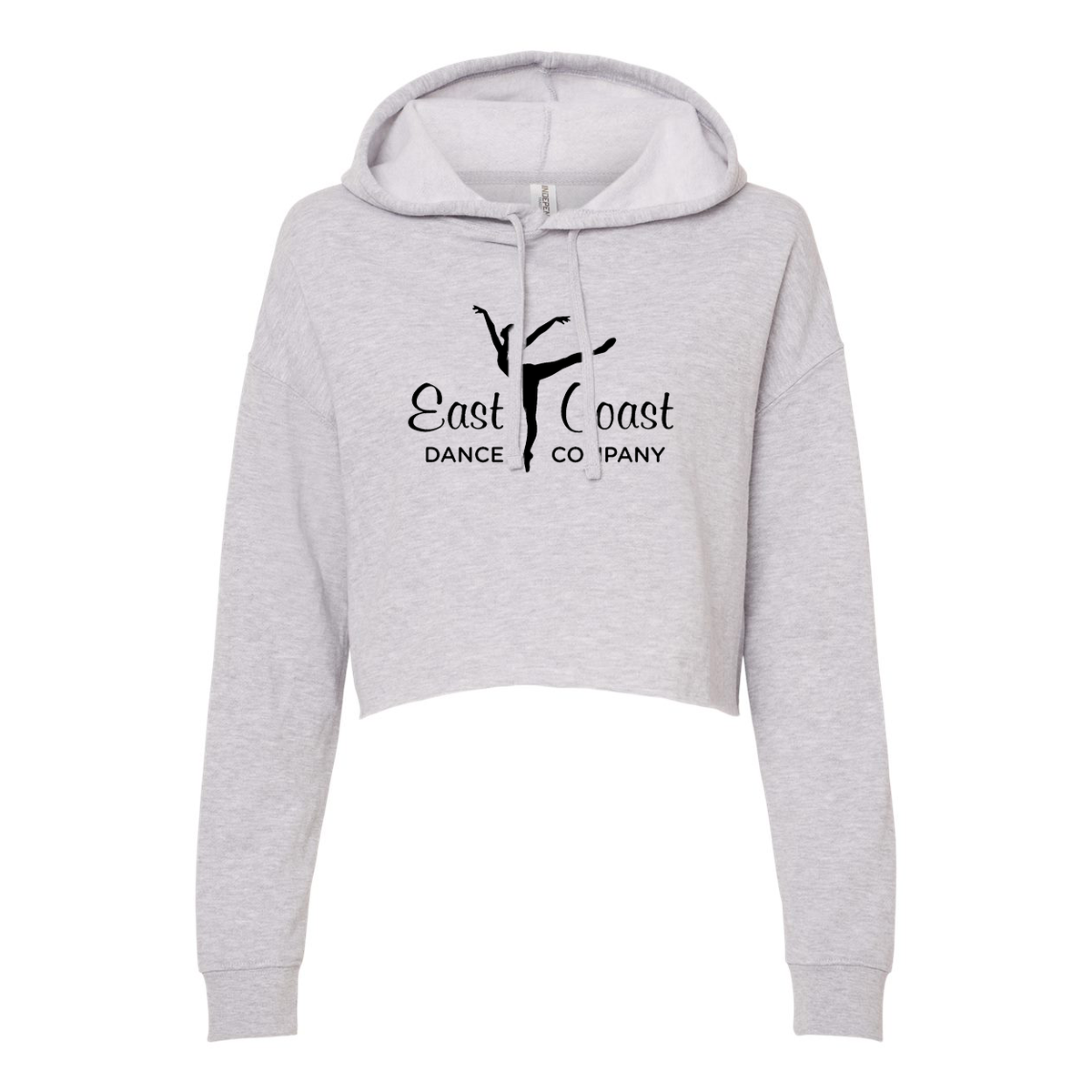 East Coast Dance Company Women’s Lightweight Cropped Hooded Sweatshirt