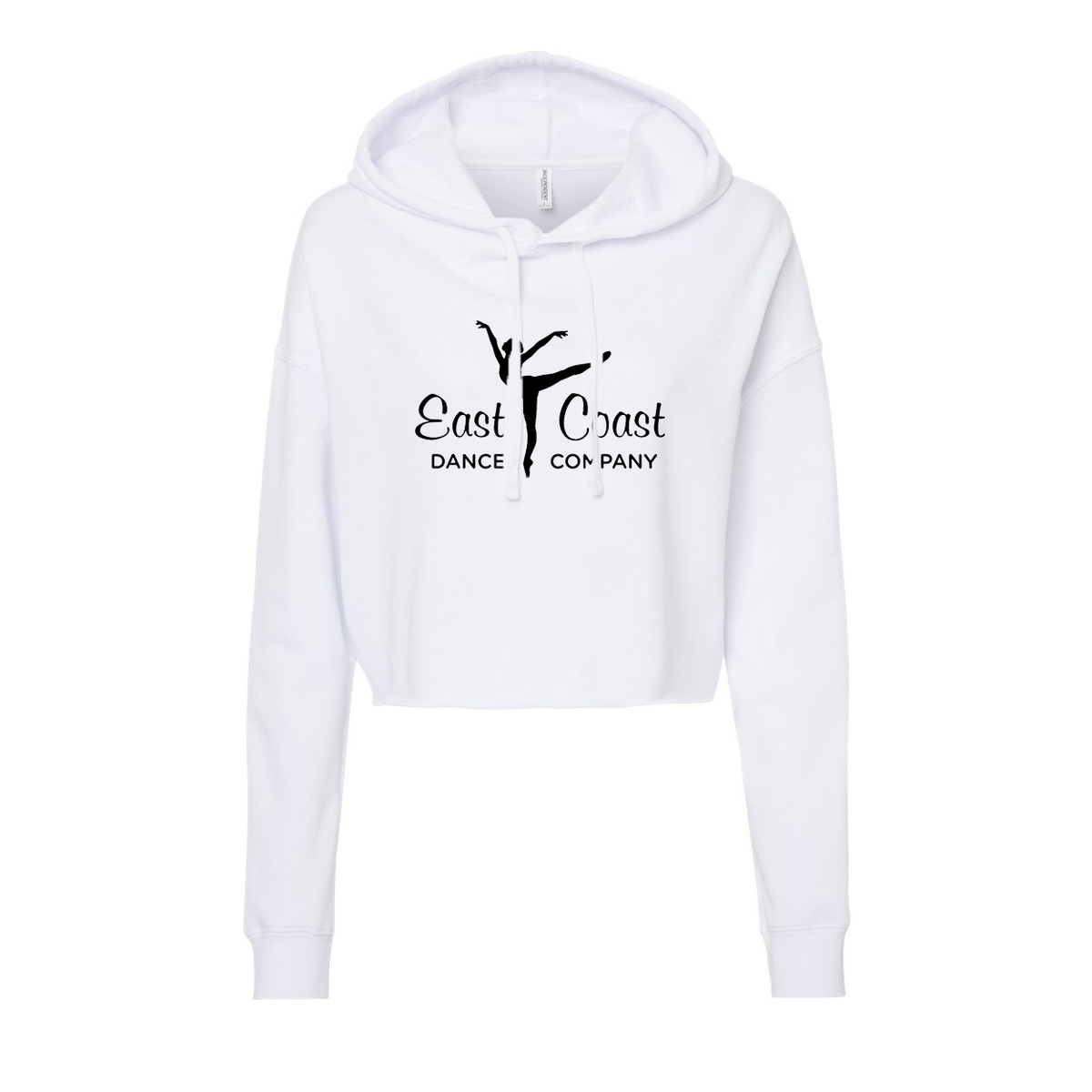 East Coast Dance Company Women’s Lightweight Cropped Hooded Sweatshirt