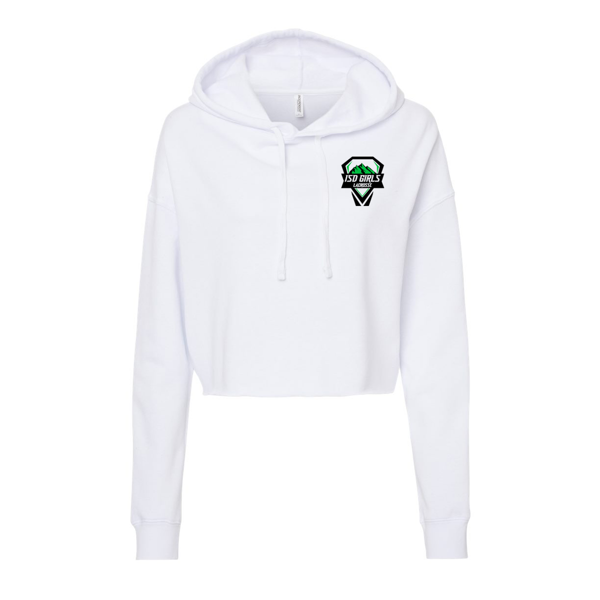 ISD Girl's Lacrosse Women’s Lightweight Cropped Hooded Sweatshirt