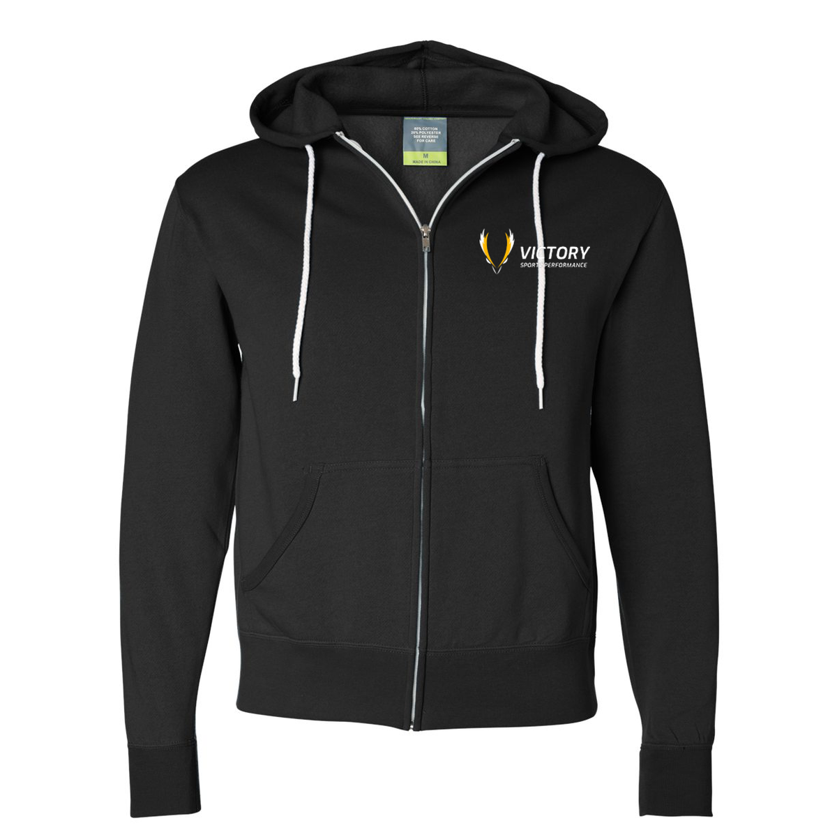 Victory Sports Performance Lightweight Full-Zip Hooded Sweatshirt