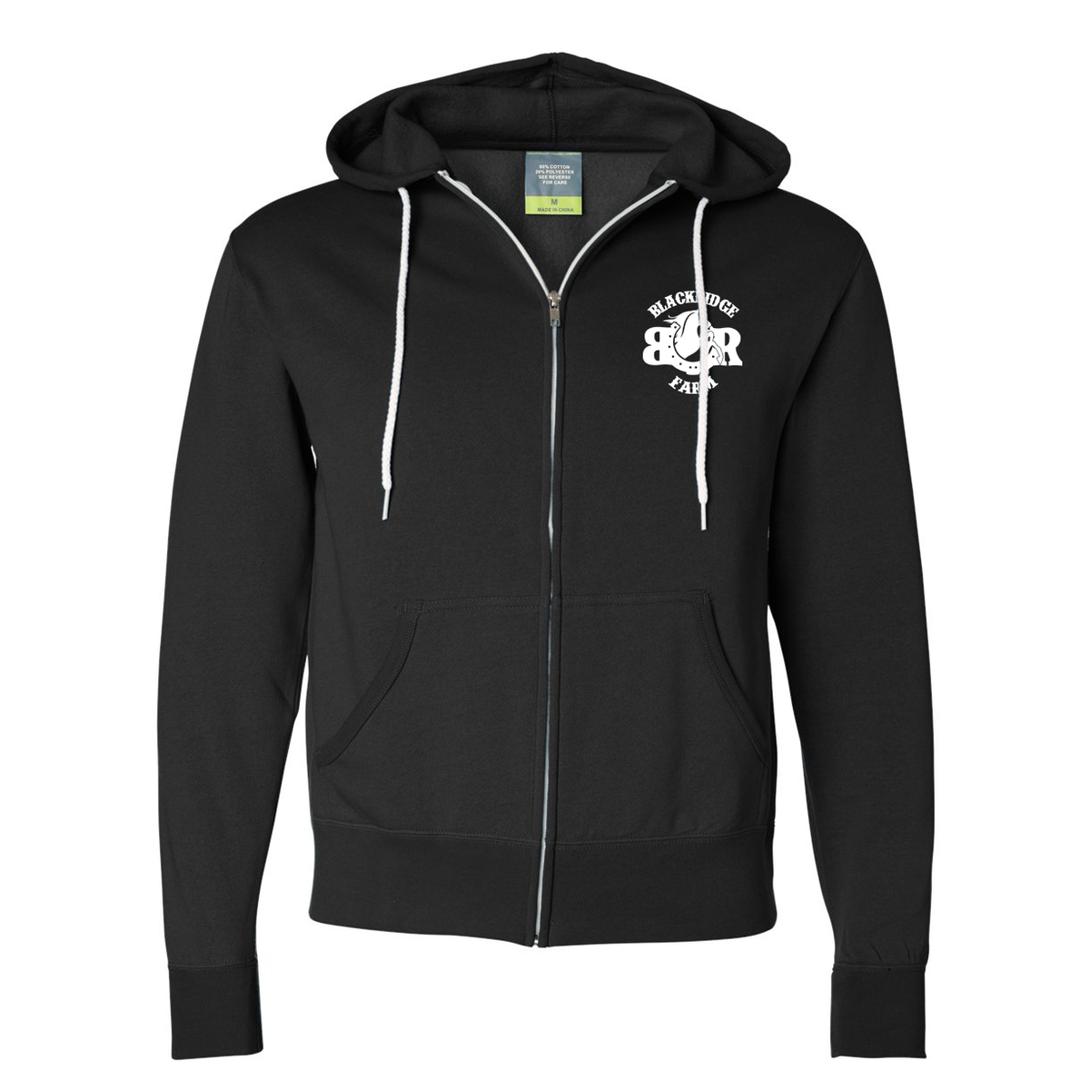 Blackridge Farm Lightweight Full-Zip Hooded Sweatshirt