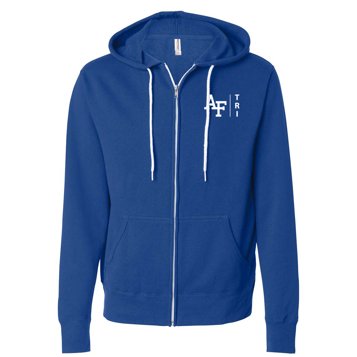 USAFA Triathalon Lightweight Full-Zip Hooded Sweatshirt