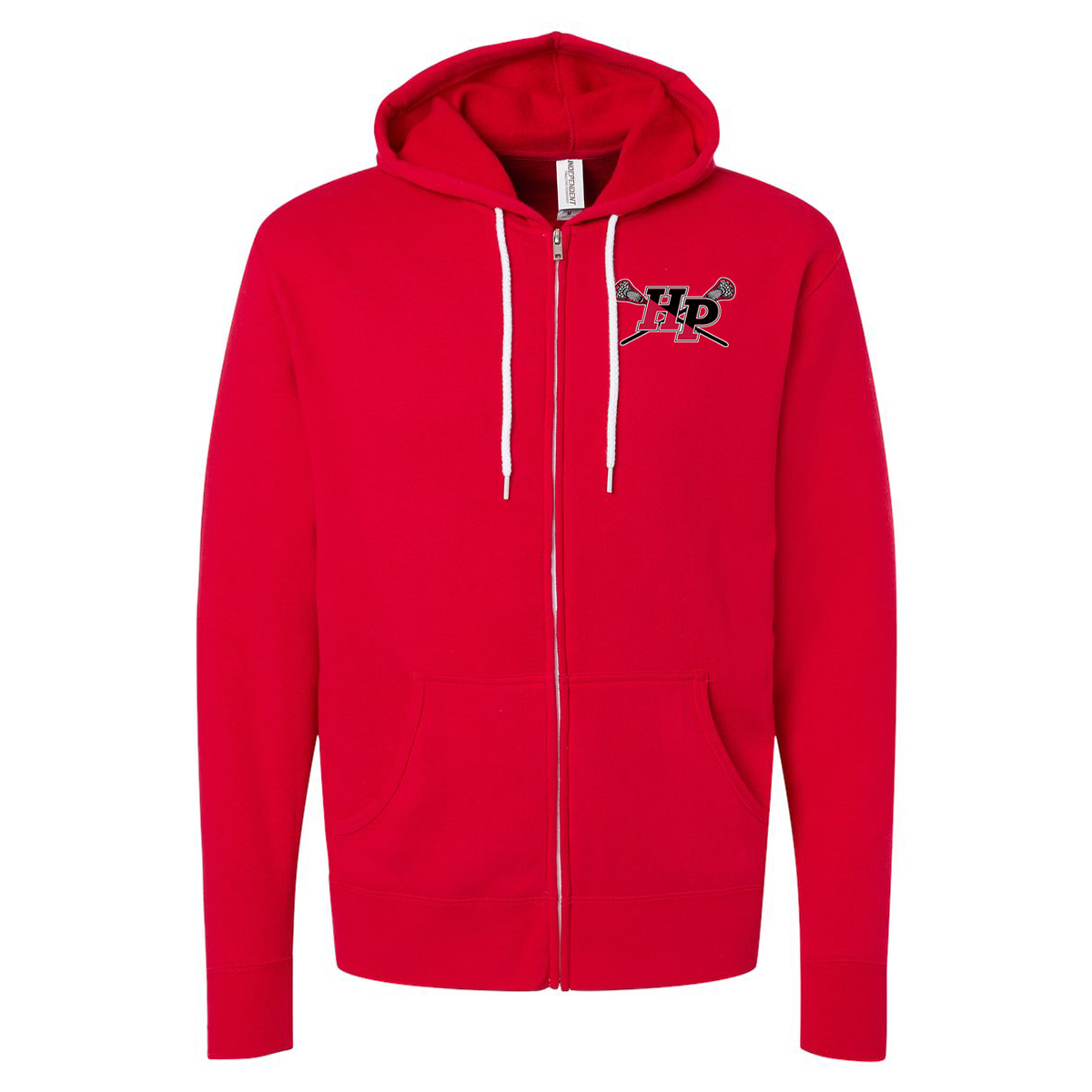 High Point Lacrosse Lightweight Full-Zip Hooded Sweatshirt