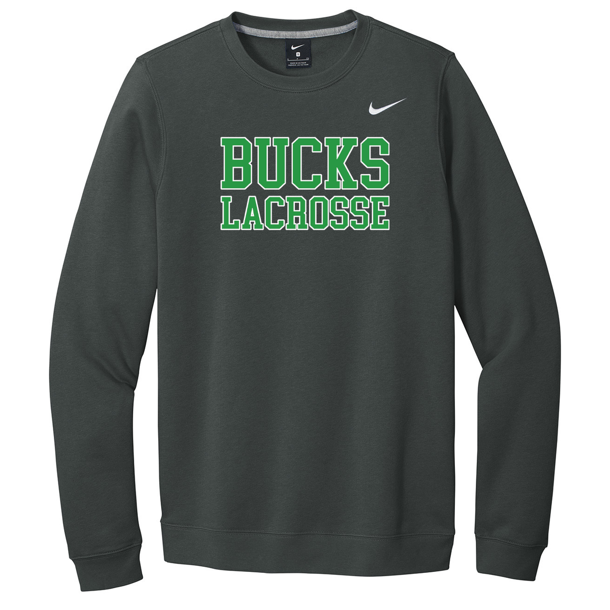 Carroll County Bucks Lacrosse Nike Fleece Crew Neck