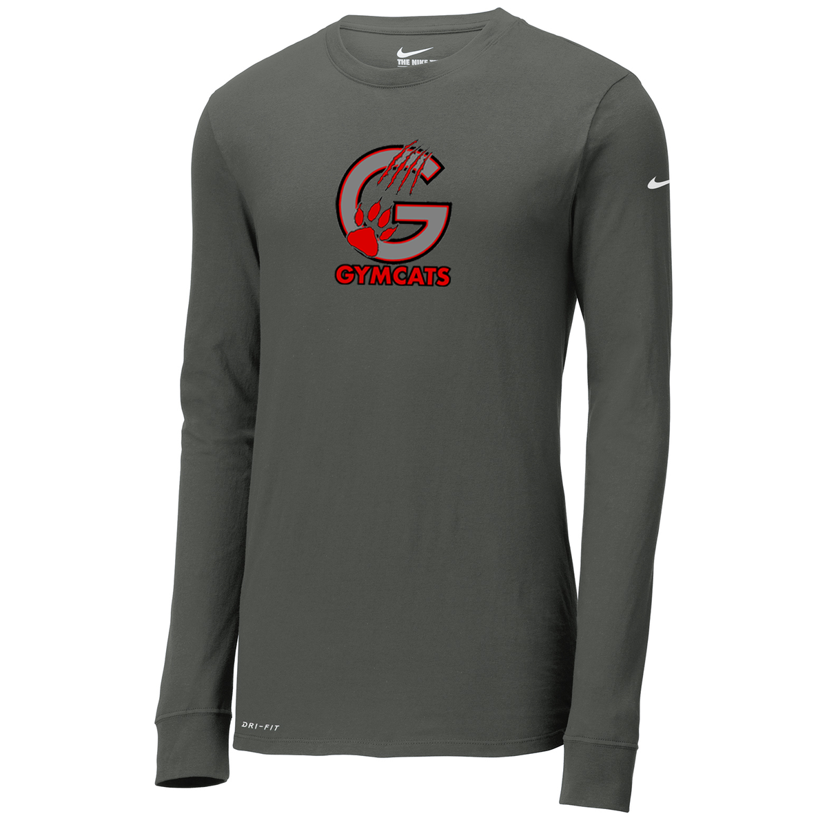 Gymcats Gymnastics Nike Dri-FIT Long Sleeve Tee