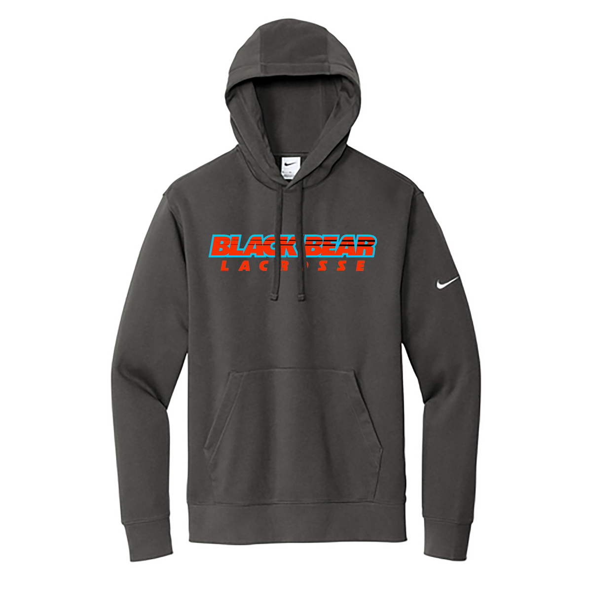 Black Bear Lacrosse Nike Fleece Swoosh Hoodie