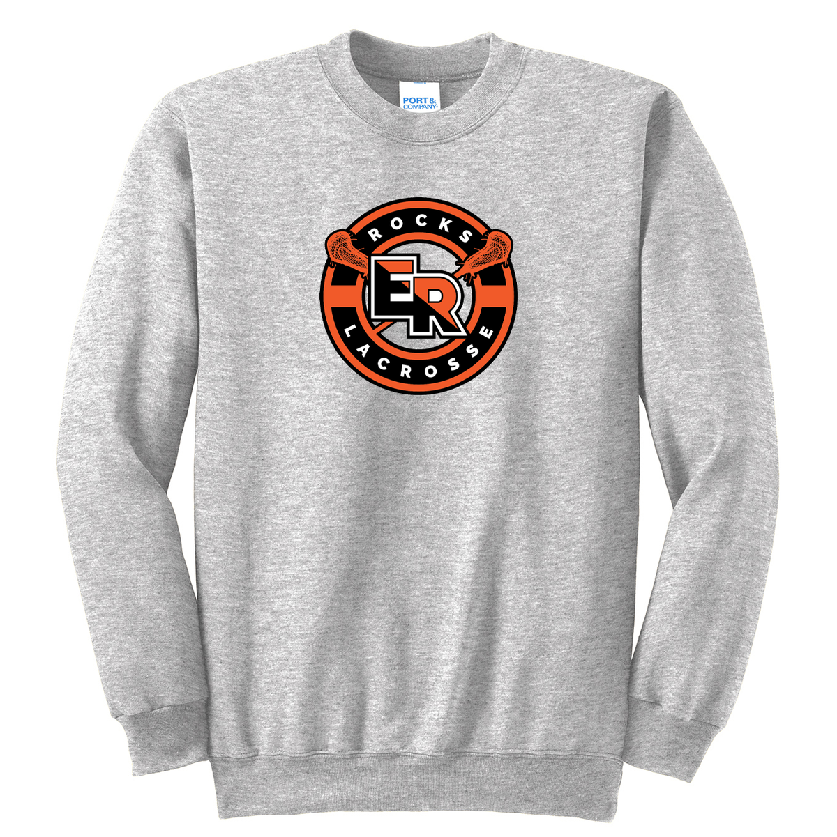 East Rockaway Rocks Lacrosse Crew Neck Sweater