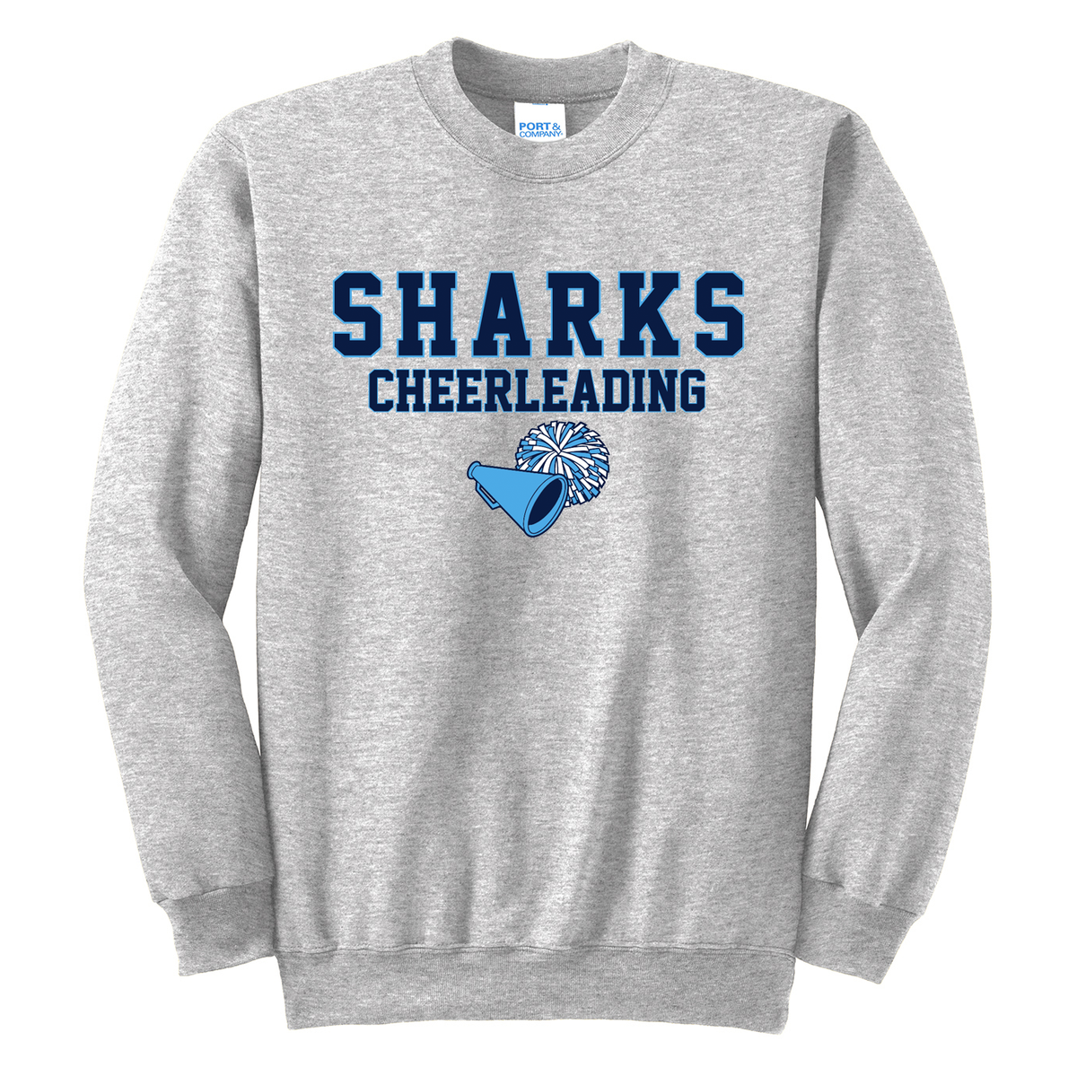 Sharks Cheerleading Crew Neck Sweater