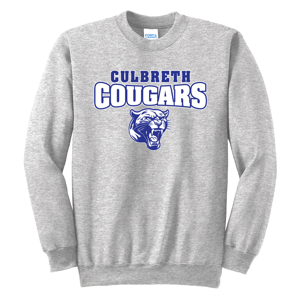 Culbreth Cougars Middle School Crew Neck Sweater