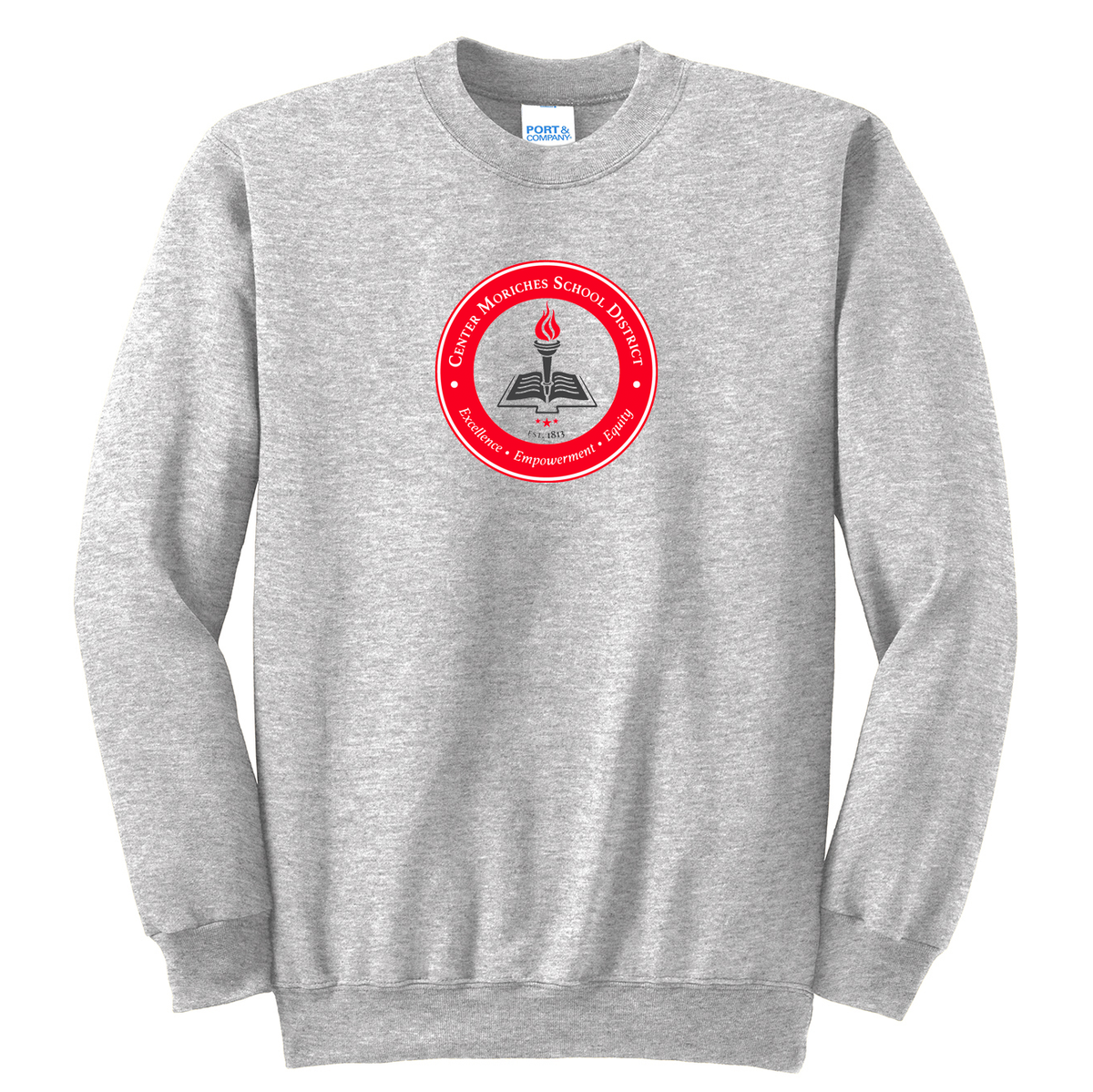 Center Moriches School District Crew Neck Sweater