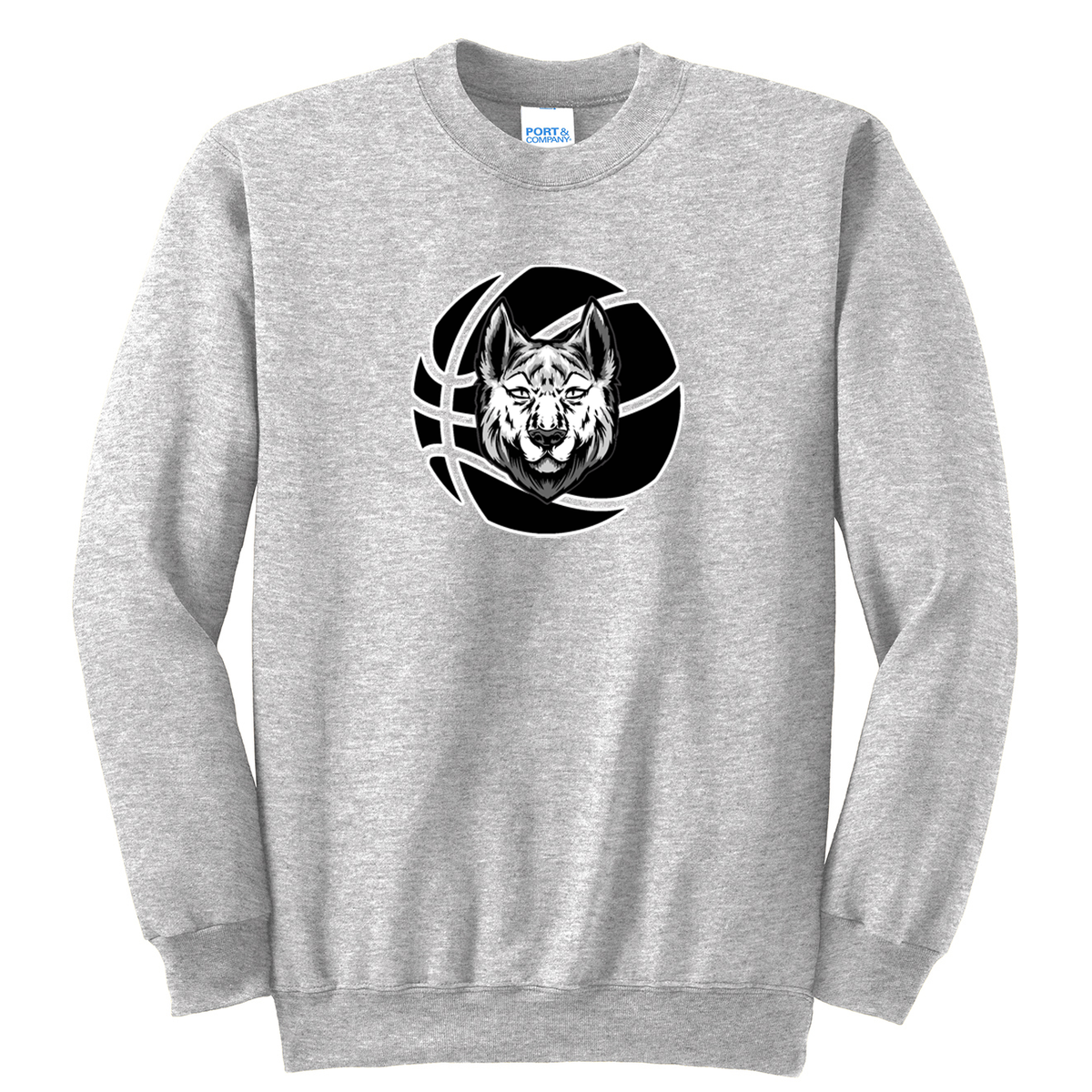 Wolves Basketball Crew Neck Sweater