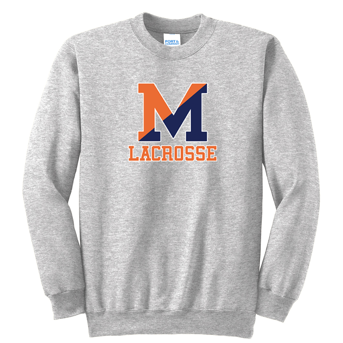 Manhasset HS Lacrosse Crew Neck Sweater