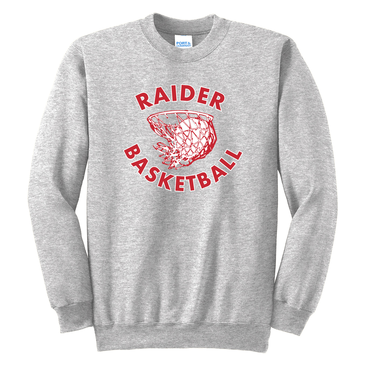 Raider Basketball Crew Neck Sweater