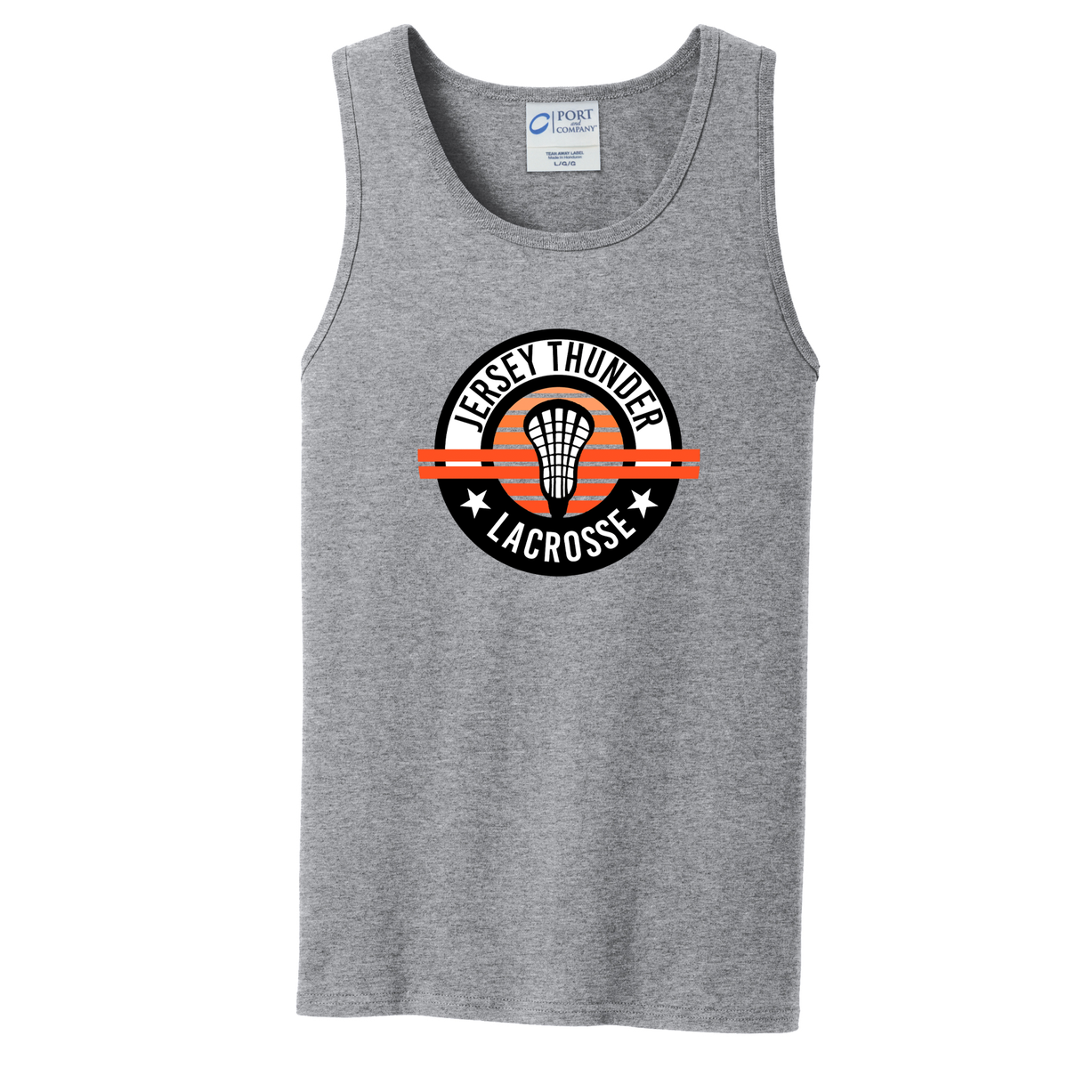 Jersey Thunder Lacrosse Sleeveless Cotton Tank Top